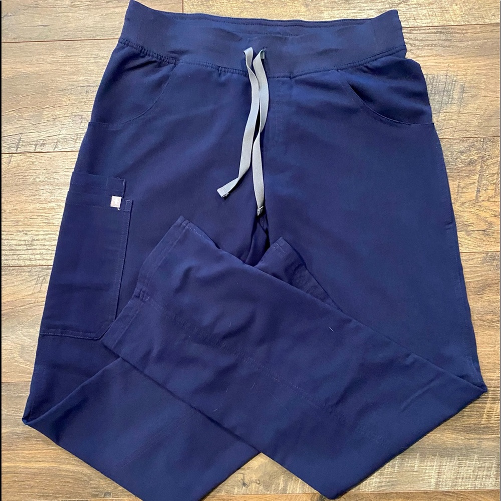 Womens Figs Scrub Bottom - Navy